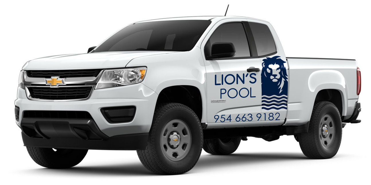 Lion's Pool service truck